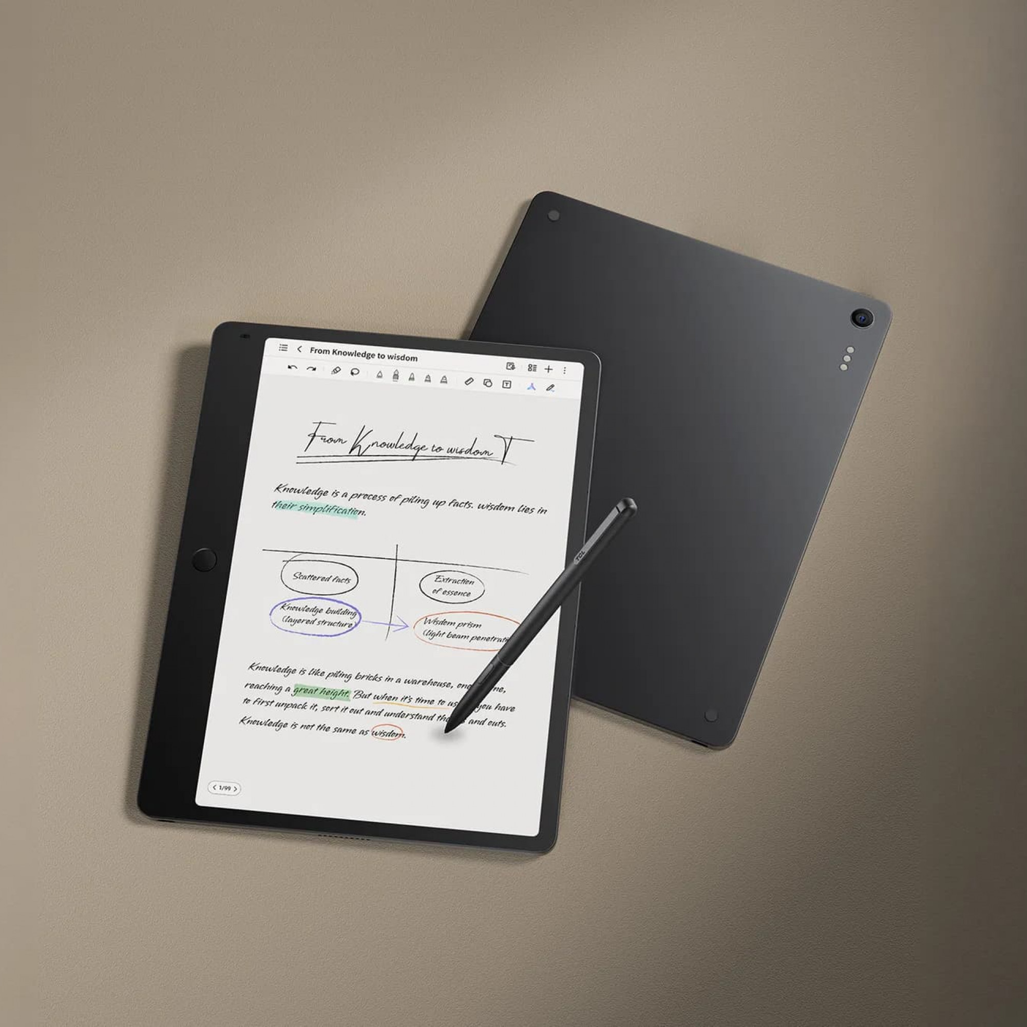 Планшет TCL Note A1 с дисплеем NxtPaper и поддержкой AI